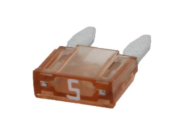 Sikring Blad Mini Fuse 5Amp (50 stk) EFB105 