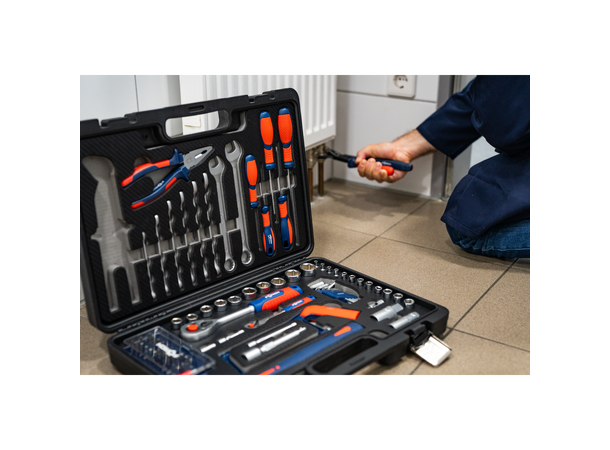 Verktøysett Förch universal 1/4" + 1/2" 