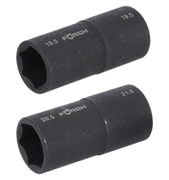 1/2" Hjulpiper m/innv 4-kt Sett a 2 stk