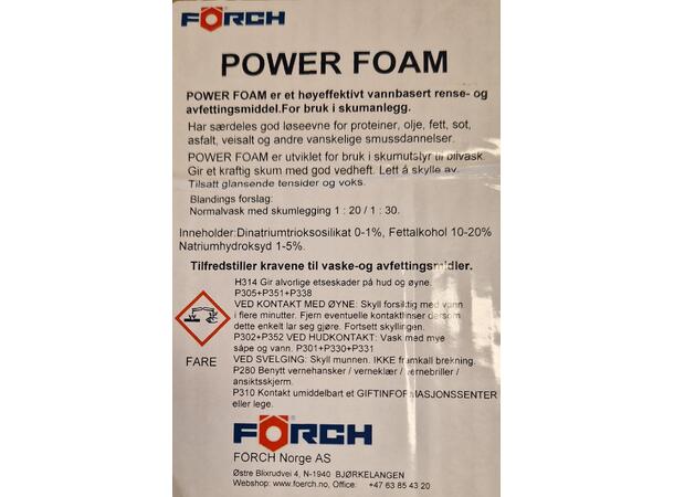Avfetting Power Foam 205L 205 L Fat 