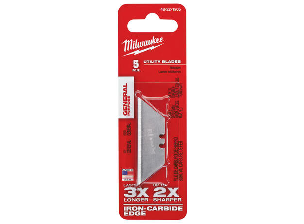 Knivblad universal - 5P Milwaukee 