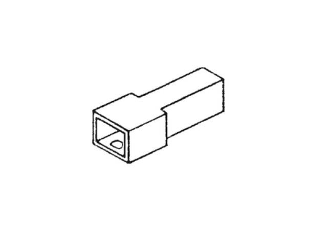 Koblingsstykke Hun 6,3mm  1-Pol  (10) ETB621 