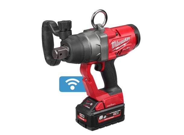 Muttertrekker 1" Friksj.ring 2x8A+Lader Milwaukee M18 FUEL™ ONE-KEY ™ 1" 