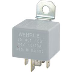 Rele Veksel 24V/20A m/Diode