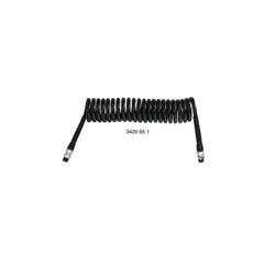 Spiralslange M16 x 1,5 Lengde: 4M Sort