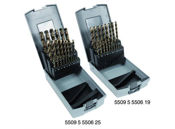 Spiralbor Sett Multi-Inox HSS-E 1 - 13mm 
