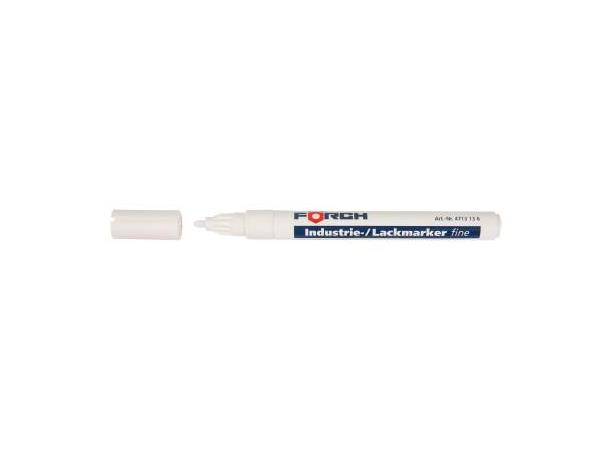 Industri-/Lakkpenn Fin Hvit 1-2 mm Permanent Marker Edding 751 