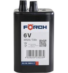 Blokkbatteri 6V/7Ah      4R25 .