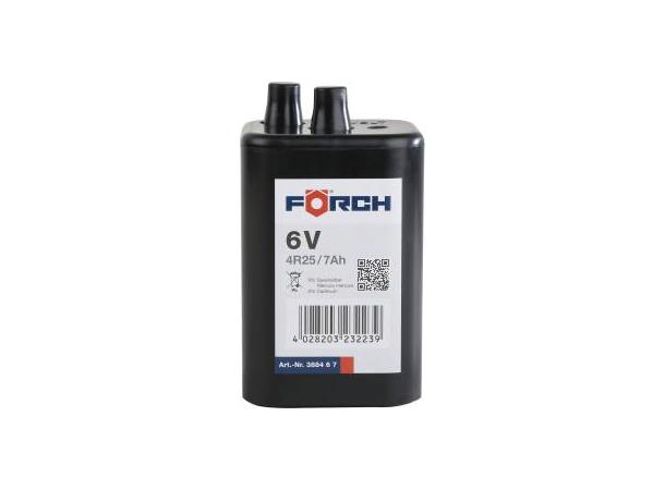 Blokkbatteri 6V/7Ah      4R25 . 