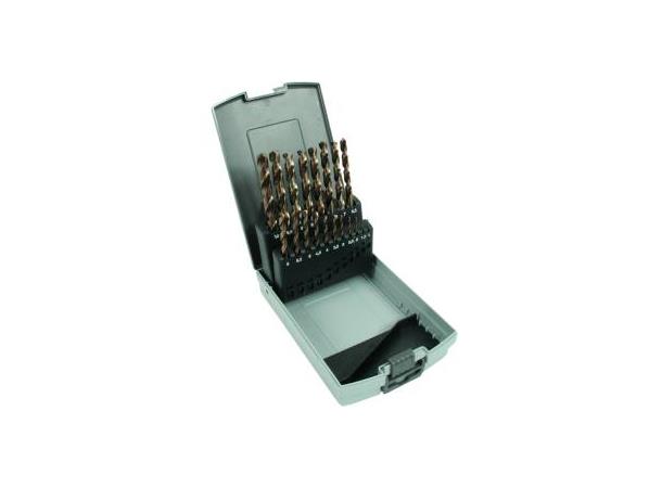 Spiralborsett HSS-E DIN338 Type N 1-10mm 5 % Kobolt (19) 