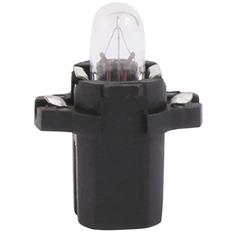 12V Lyspære  12V1.2 Kst Sort B8,3D 12597