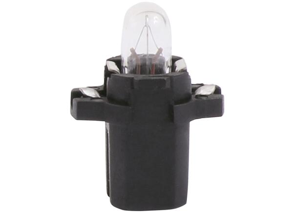12V Lyspære  12V1.2 Kst Sort B8,3D 12597 