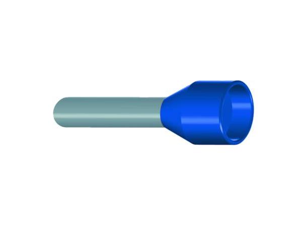 Endehylse Blå 2,5mm² (100) . 