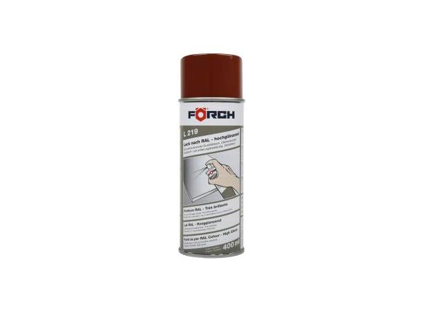 Lakk Rødbrun Høyglans L219  R8012 400 ml 