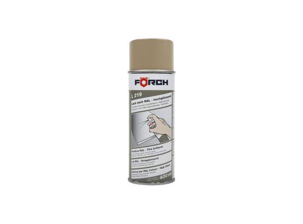 Lakk Gråbeige Høyglans L219 R1019 400 ml 
