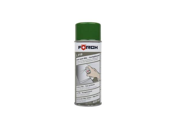 Lakk Løvgrønn Høyglans L219  R6002 400 ml 