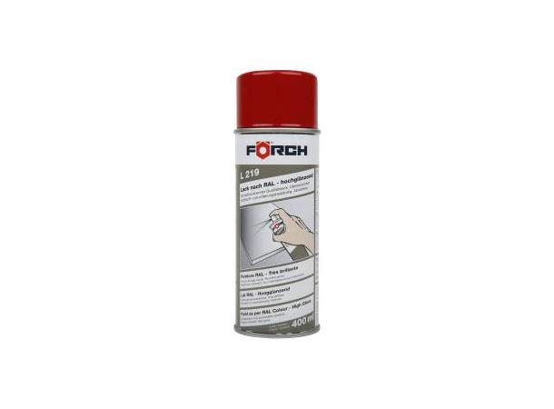 Lakk Signalrød Høyglans L219  R3001 400 ml 