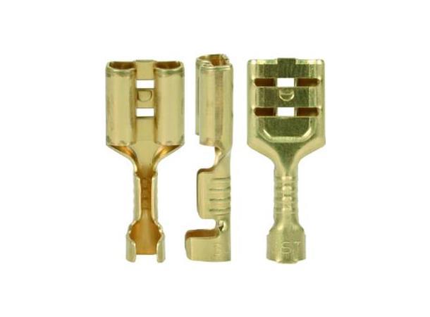 Kabelsko 6,3Mm Flatstikk Uisol  0,5-1,0 