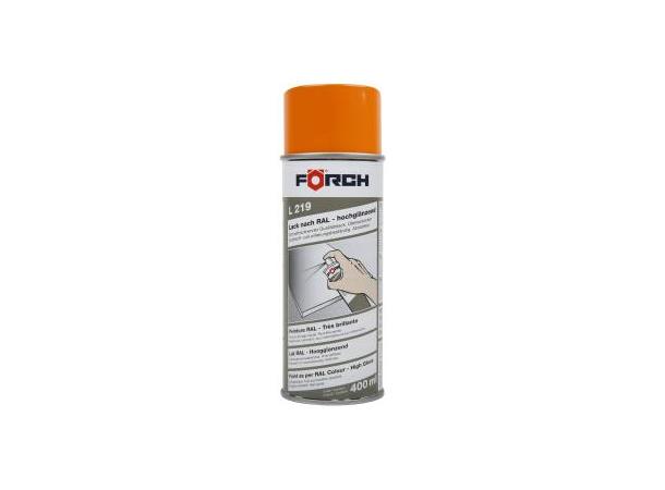Lakk Lysrød Orange Høyglans L219 R2008 400 ml 