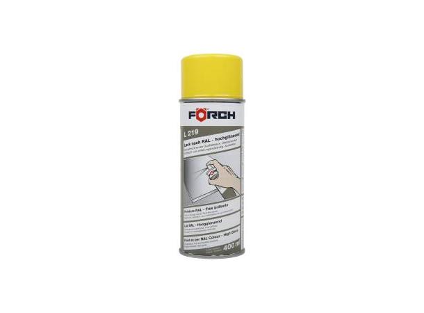 Lakk Zinkgul Høyglans R1018 400 ml 