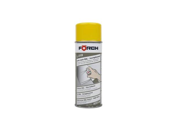 Lakk Signalgul Høyglans L219 R1023 400 ml 