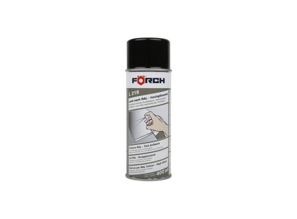 Lakk Trafikk Sort Høyglans L219  R9017 400 ml 