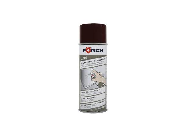 Lakk Sortrød Høyglans L219  R3007 400 ml 