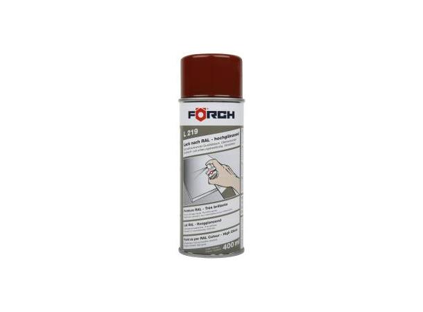 Lakk Oxidrød Høyglans L219  R3009 400 ml 
