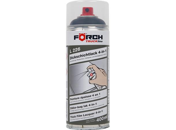 Tykklagslakk 4 in 1 Sort Matt L226 TRUCK Line  400 ml 