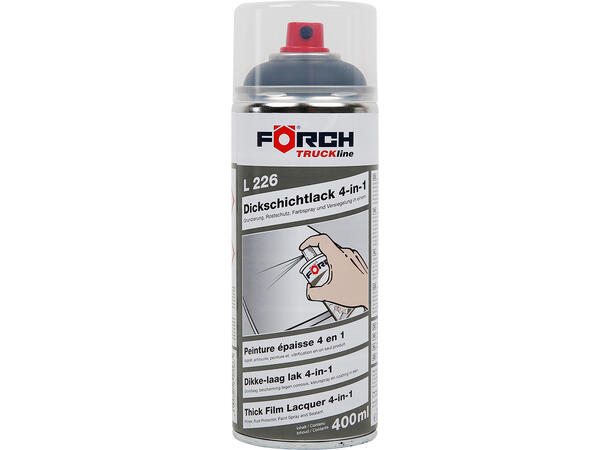 Tykklagslakk 4 in 1 Argentitgrå  L226 DB7354  TRUCK Line  400 ml 