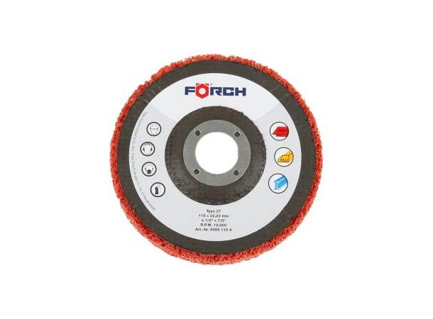 Sliperondell Keramik Rød 115mm . 