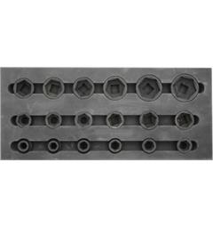 1/2" kraftpipesett  Ekstra Korte 18 deler
